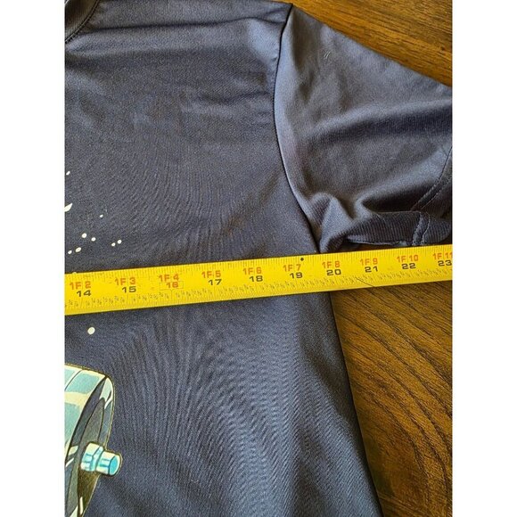 Panda Gym T-Shirt The Struggle Is Real Navy Blue Funny Graphic Tee M - Picture 7 of 8